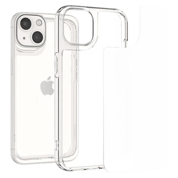 spigen Polycarbonate Back Case for iPhone 13 (Wireless Charging, ACS03533, Clear)_1