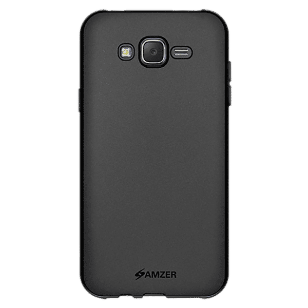 AMZER AMZ97870 Soft TPU Back Cover for Samsung Galaxy J5 (Wear And Tear Protection, Black)_1