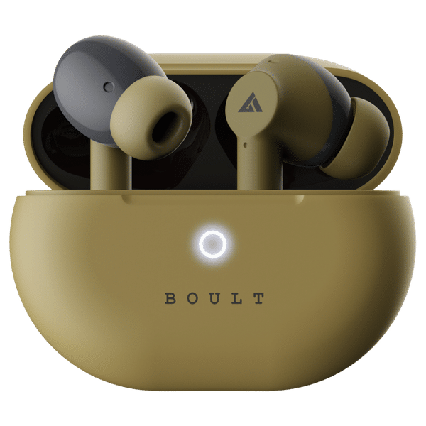 BOULT AUDIO Airbass W40 TWS Earbuds with Environmental Noise Cancellation (IPX5 Water Resistant, Fast Charging, Khaki Green)_1