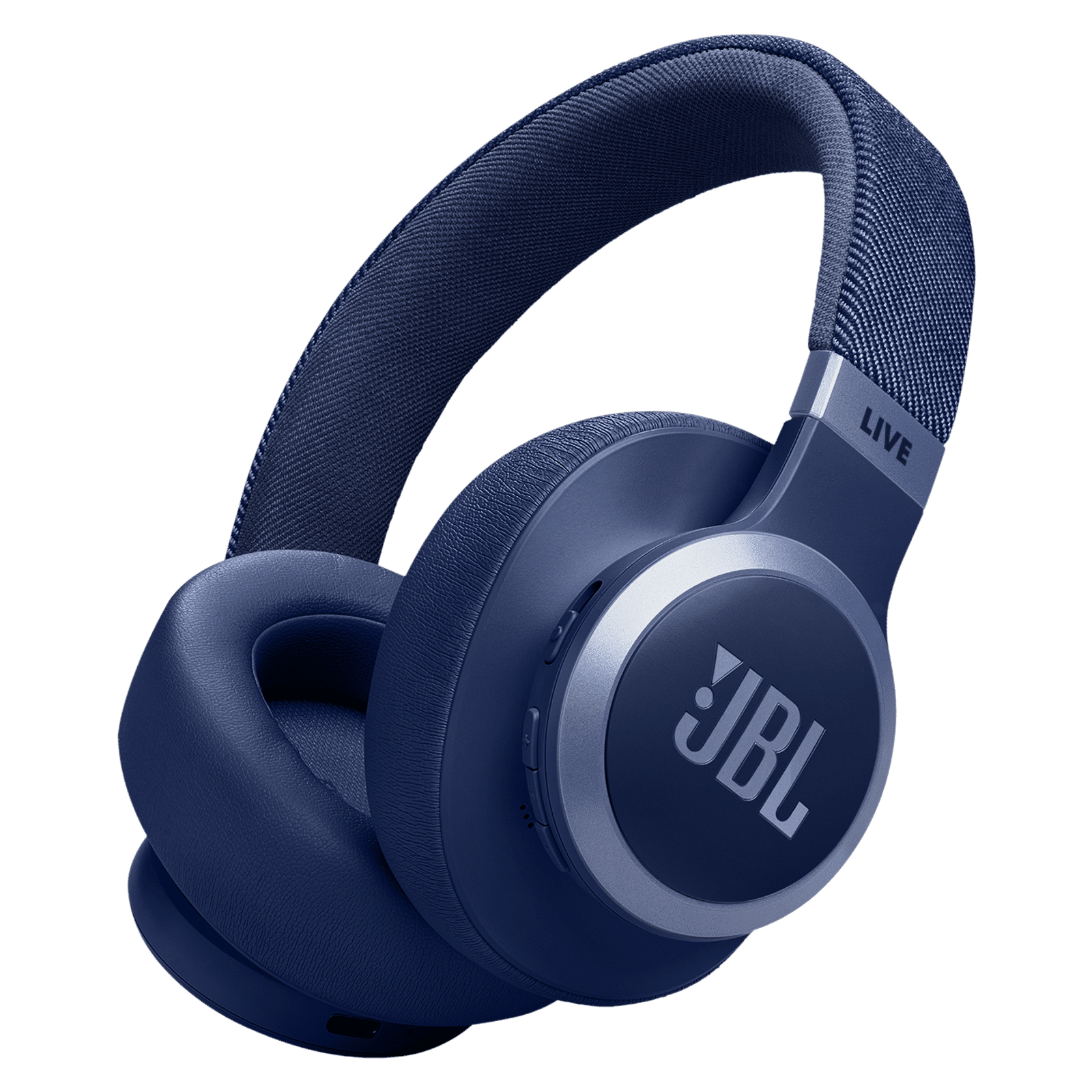 JBL LIVE 770NC Bluetooth Headphone with Mic (Upto 65 Hours Playback, Over Ear, Blue)