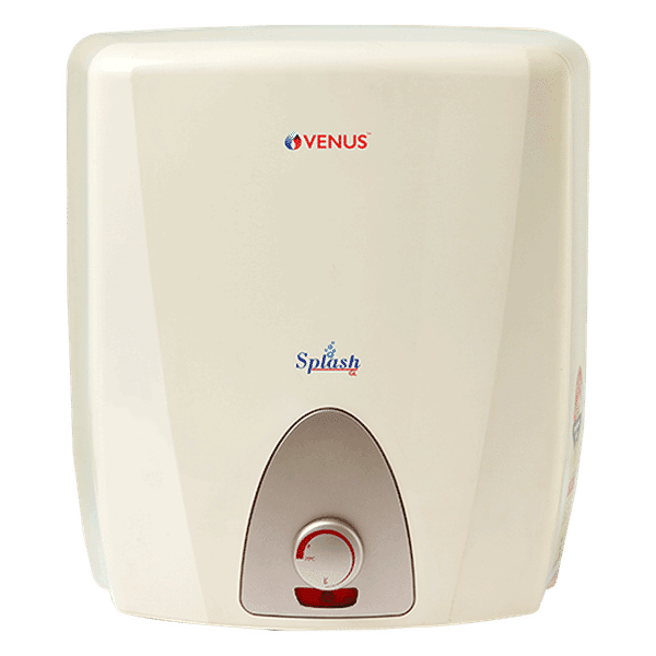 VENUS Splash 6 Litre 5 Star Vertical Storage Geyser with Scale Guard Technology (Honey Gold)_1