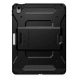 spigen Tough Armor Pro Polycarbonate Back Case with Stand for Apple iPad Air 10.9 Inch with Pen Holder (4th Gen) (Air Cushion Technology, Black)_4