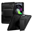 spigen Tough Armor Pro Polycarbonate Back Case with Stand for Apple iPad Air 10.9 Inch with Pen Holder (4th Gen) (Air Cushion Technology, Black)_1