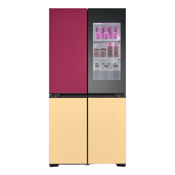 LG 617 Litres 3 Star Frost Free French Door Refrigerator with Linear Cooling Technology (GRA24FDMMB, Multicolour)_1
