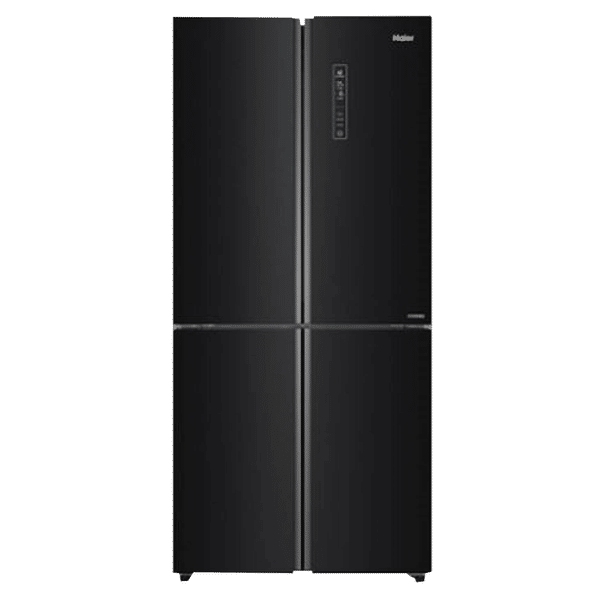 Haier 531 Litres A++ Frost Free French Door Convertible Refrigerator with Dual Humidity Zone (HRB-550KS, Black Steel)_1