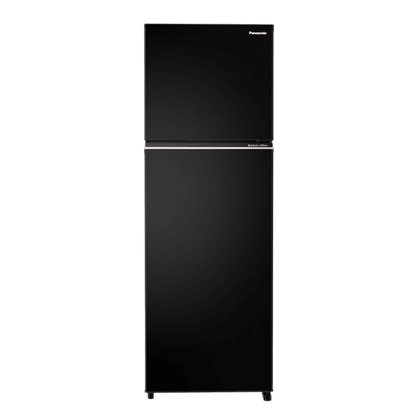 Panasonic Prime 338 Litres 3 Star Frost Free Double Door Convertible Refrigerator with AG Clean Technology (NR-TG358CPKN, Diamond Black)_1