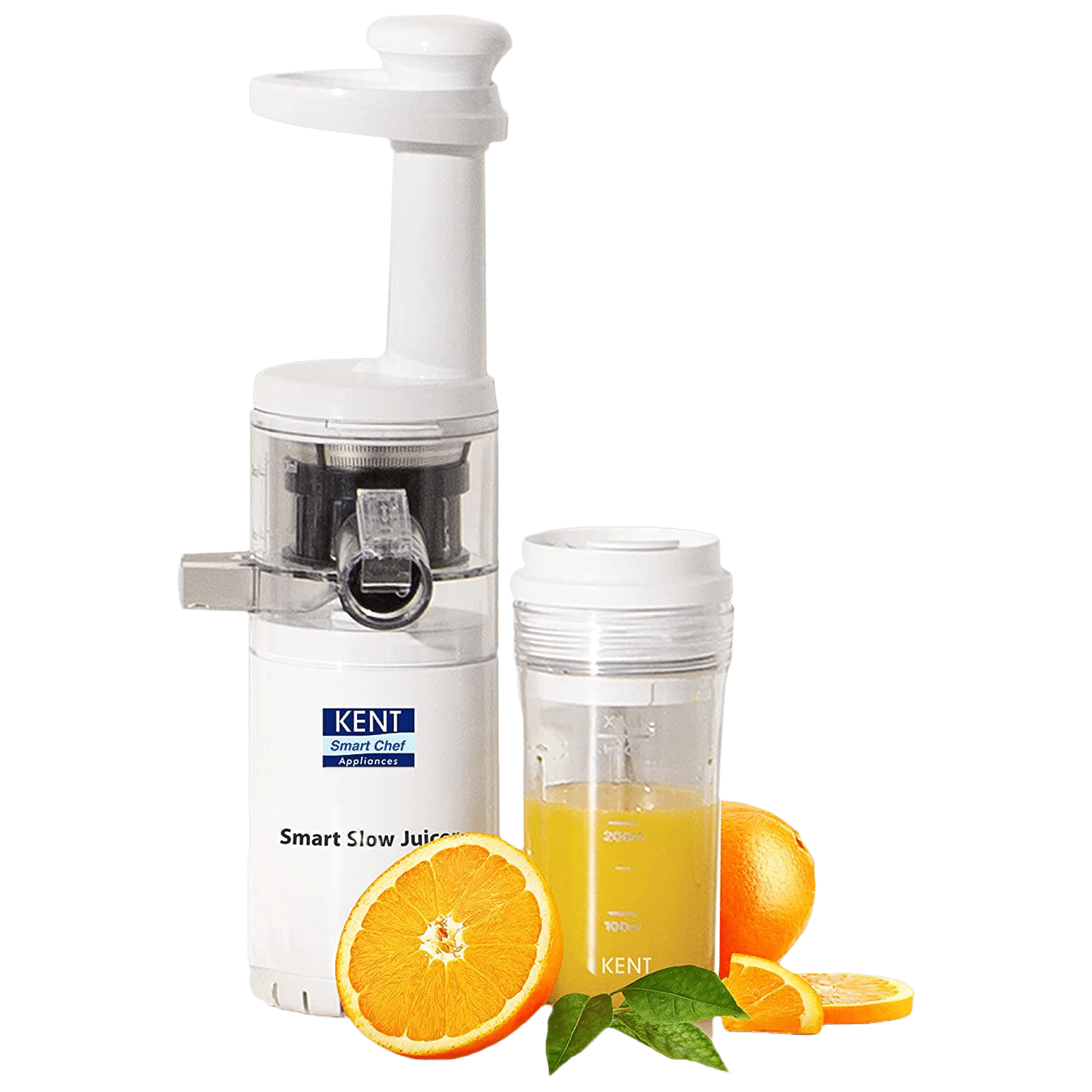 KENT Smart 80 Watt 1 Jar Slow Juicer (Low Speed Squeezing, White)