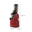 Kuvings B1700 240 Watt 1 Jar Cold Press Slow Juicer (50 RPM, 3-in-1 Multi Function, Red)_3