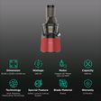 Kuvings EVO700 240 Watt 1 Jar Cold Press Slow Juicer (50 RPM, 3-in-1 Multi Function, Red)_2