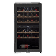 KAFF 76 Litres 29 Bottles Wine Cooler (Inner Glass with UV Protection, WC 76 DZ, Black)_1