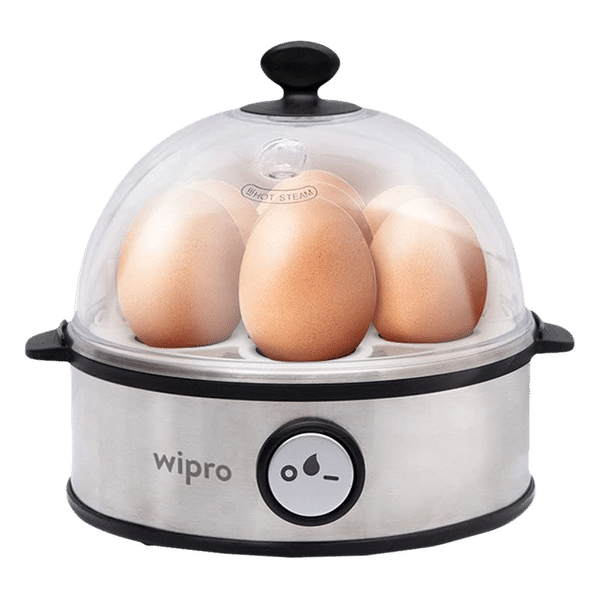 wipro Vesta 7 Egg Electric Egg Boiler with 3 Boil Modes (White)_1