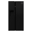 VOLTAS beko 634 Litres Frost Free Side by Side Refrigerator with Neo Frost Dual Cooling (RSB655GBRF, Glass Black)_1