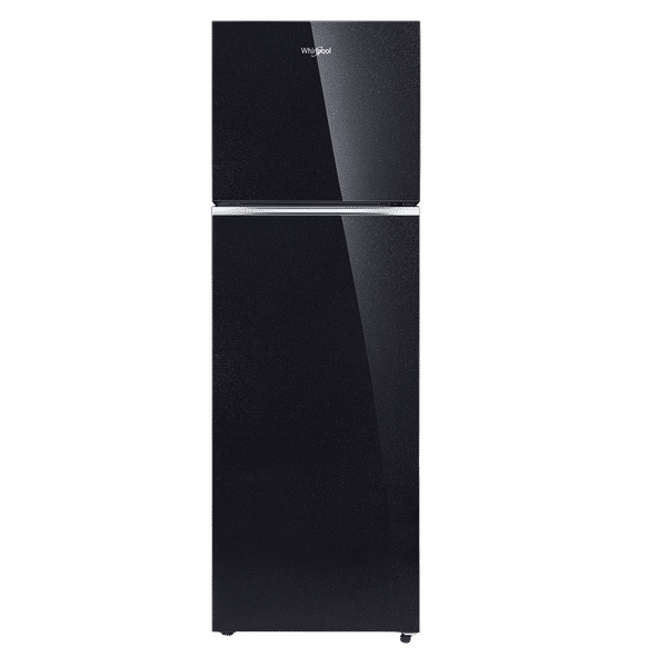 Whirlpool NeoFresh 292 Litres 2 Star Frost Free Double Door Refrigerator with 6th Sense DeepFreeze Technology (NEO 305GD PRM, Crystal Black)_1
