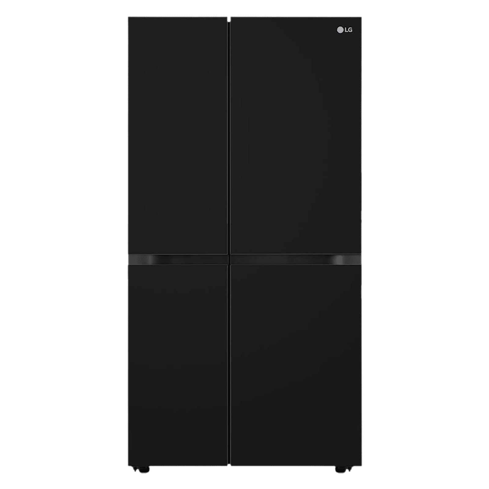 LG 650 Litres 3 Star Frost Free Side by Side Refrigerator with Smart Inverter Compressor (GLB257DBM3, Black Mirror)