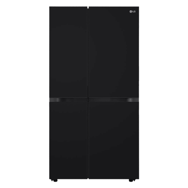LG 650 Litres 3 Star Frost Free Side by Side Refrigerator with Smart Inverter Compressor (GLB257DBM3, Black Mirror)_1