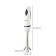 morphy richards HBCS 400 Watt 2 Speed Hand Blender with 2 Attachments (Easy Locking System, White)_3