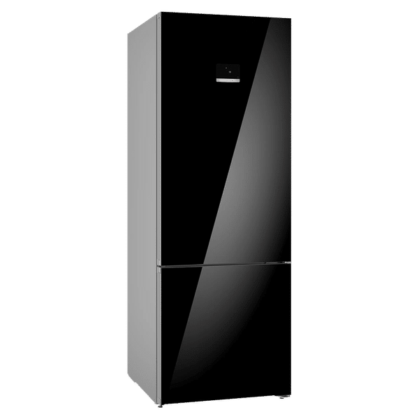 BOSCH Series 6 559 Litres 2 Star Frost Free Double Door Bottom Mount Refrigerator with Stabilizer Free Operation (KGN56LB42I, Black)_1