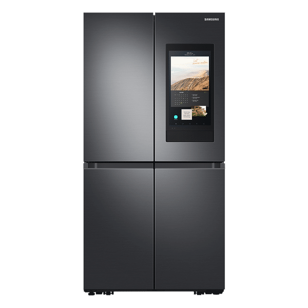 SAMSUNG 865 Litres Frost Free French Door Smart Wi-Fi Enabled Refrigerator with Door-in-Door (RF87A9770SG/TL, Black Caviar)_1
