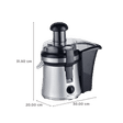 WONDERCHEF Prato 250 Watt 1 Jar Compact Juicer (Advance Copper Motor, Black/Silver)_3