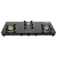 FABER Spark 3 Burner Manual Gas Stove (Knob Controlled, Black)_3