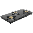 FABER Spark 3 Burner Manual Gas Stove (Knob Controlled, Black)_4