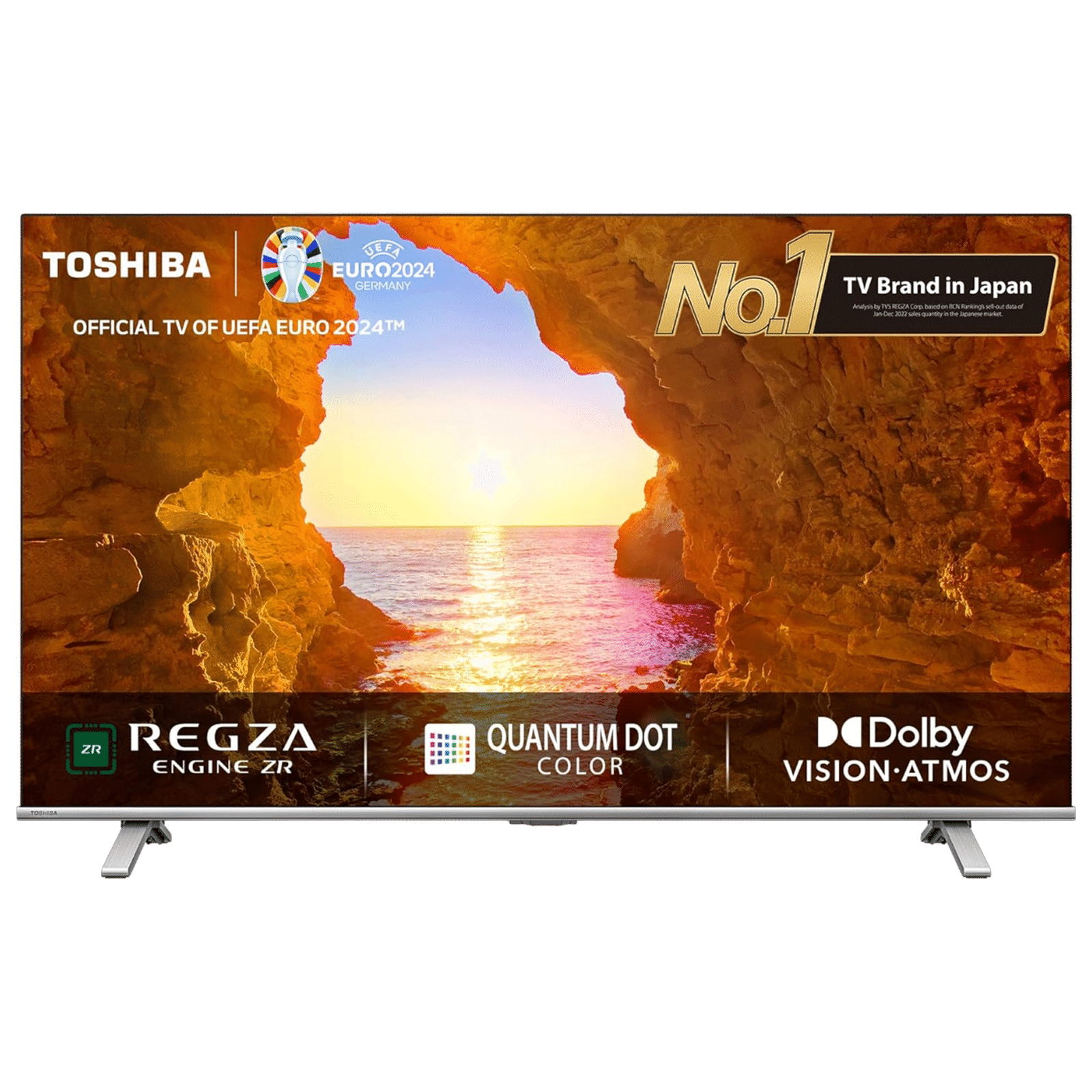 TOSHIBA C450 139 cm (55 inch) 4K Ultra HD QLED VIDAA TV with Dolby Vision and Dolby Atmos