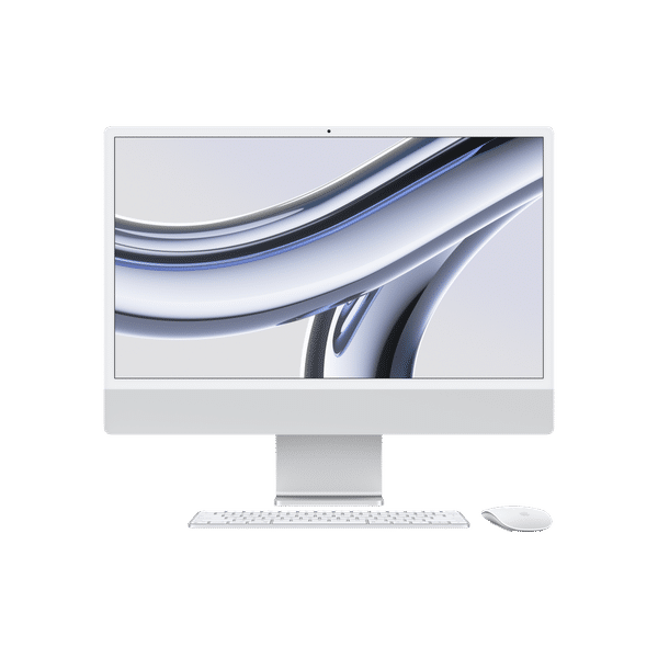 Apple iMac 24 Inch 4.5K Retina Display 2023 (M3 Chip, 8GB, 512GB, macOS, Silver)_1