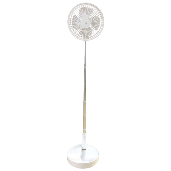IGear Superfan 150mm 4 Blade Rechargeable Personal Fan with 5000 mAh Battery (Adjustable Height, White)_1