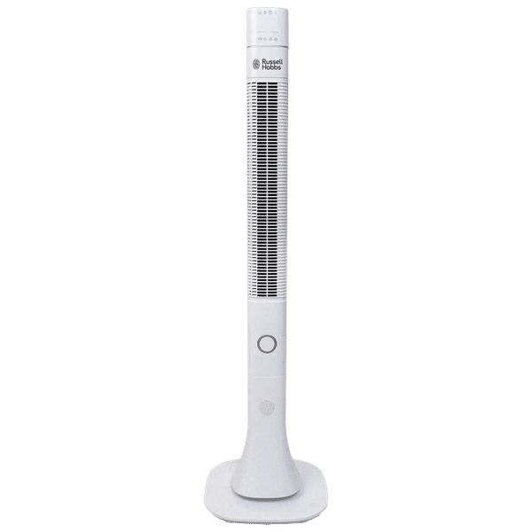 Russell Hobbs RTF-4800 Bladeless 13800 m3/hr Air Delivery Tower Fan with Remote (Superior Quality, White)_1