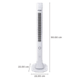 Russell Hobbs RTF-4800 Bladeless 13800 m3/hr Air Delivery Tower Fan with Remote (Superior Quality, White)_2