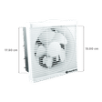atomberg Efficio 6 Inch 150mm Exhaust Fan with BLDC Motor (Silent Operation, White)_2