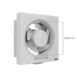 GM Eco Air 250mm Exhaust Fan (Super Silent Functionality, White)_2