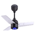 atomberg Renesa 5 Star 600mm 3 Blade BLDC Motor Ceiling Fan with Remote (LED Speed Indicator, White & Black)_1