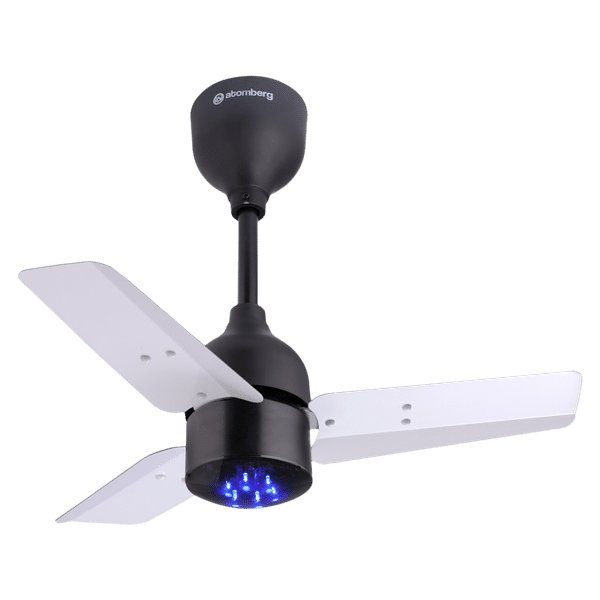 atomberg Renesa 5 Star 600mm 3 Blade BLDC Motor Ceiling Fan with Remote (LED Speed Indicator, White & Black)_1