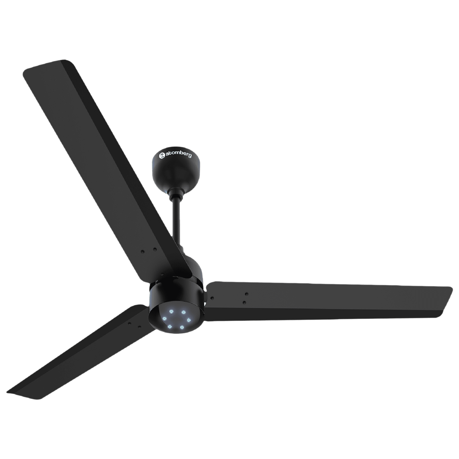 atomberg Renesa 5 Star 1200mm 3 Blade BLDC Motor Ceiling Fan with Remote (LED Speed Indicator, Midnight Black)