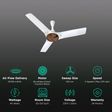 HAVELLS Stealth Neo 5 Star 1200mm 3 Blade BLDC Motor Ceiling Fan with Remote (Eco Active Technology, Wood Pearl White)_3
