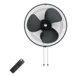 atomberg Renesa 5 Star 400mm 3 Blade BLDC Motor Wall Mounted Fans with Remote (Smooth Oscillation, Midnight Black)_1