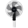 USHA Pentacool 400mm 5 Blade Copper Motor Wall Mounted Fan (Thermal Overload Protector, Black)_1