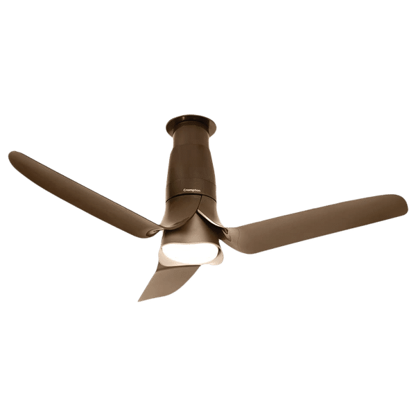 Crompton Silent Pro Blossom 5 Star 1200mm 3 Blade BLDC Motor Smart Ceiling Fan with Remote (Alexa & Google Assistant, Brown)_1