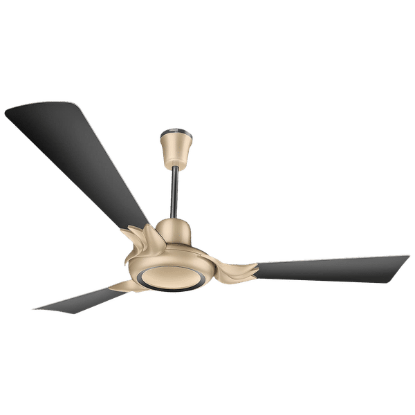LUMINOUS London Mayfair 3 Star 1200mm 3 Blade Silent Operation Ceiling Fan with Remote (Dust Repellent, Bourneville Brown)_1