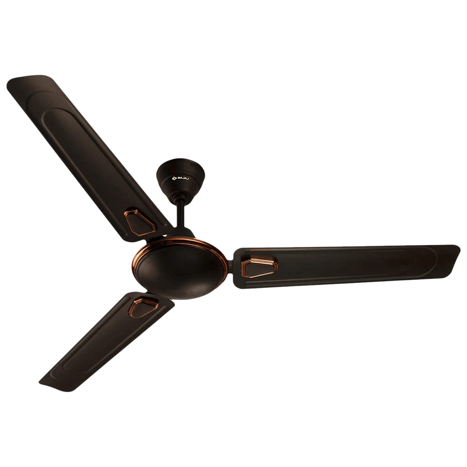 BAJAJ Economy Deco 1200mm 3 Blade Powerful Performance Ceiling Fan (Energy Efficient, Choko Brown)