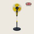 POLAR Conquest 1 Star 400mm 3 Blade Copper Motor Pedestal Fan (Auto Thermal Overload Protection, Yellow & Black)_2