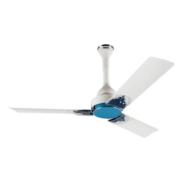 USHA Phi Beta 5 Star 1200mm 3 Blade BLDC Motor Ceiling Fan with Remote (Whisper Quiet Operation, White)_1