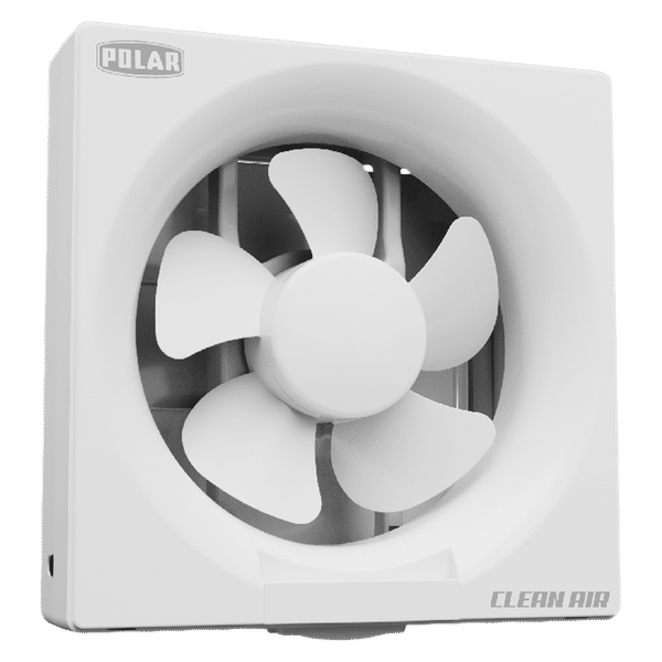 POLAR Clean Air Passion 150mm Exhaust Fan (Noiseless Operation, White)_1