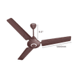 HAVELLS Efficiencia Neo 5 Star 1200mm 3 Blade BLDC Motor Ceiling Fan with Remote (High Speed, Brown)_2