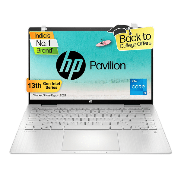 HP Pavilion 14-ek1074TU Intel Core i5 13th Gen (14 inch, 16GB, 512GB, Windows 11 Home, MS Office 2021, Intel UHD, FHD IPS Display, Natural Silver, 8C5H5PA)_1