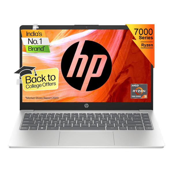 HP 14 EM0025AU AMD Ryzen 3 Thin and Light Laptop (8GB, 512GB SSD, Windows 11 Home, 14 inch Full HD Display, MS Office 2021, Natural Silver, 1.4 KG)_1
