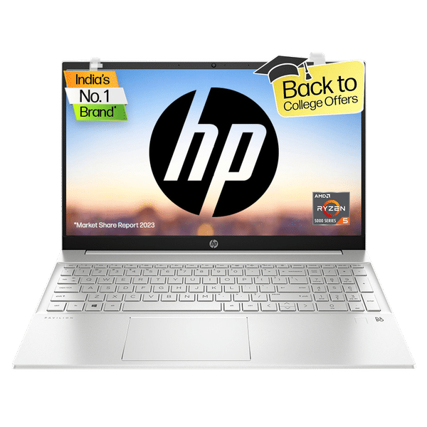 HP Pavilion 15-eh1047AU AMD Ryzen 5 Laptop (16GB, 1TB SSD, Windows 11 Home, 15.6 inch Full HD IPS Display, MS Office 2021, Natural Silver, 1.75 KG)_1