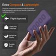 ambrane Force 10000 mAh 22.5W Fast Charging Power Bank (1 Type A & 1 Type C, Multi Layers of Chipset Protection, Quick Charge 3.0, Purple)_4