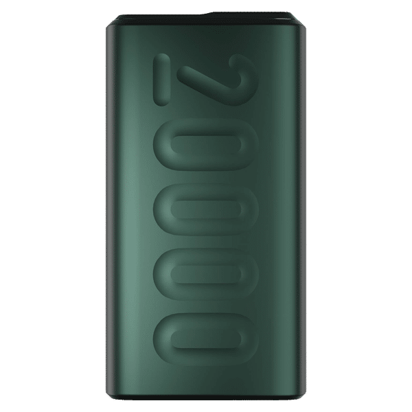 ambrane Stylo 20000 mAh 20W Fast Charging Power Bank (2 USB & 1 Type C, 12 Layers of Advanced Chipset Protection, Quick Charge 3.0, Green)_1